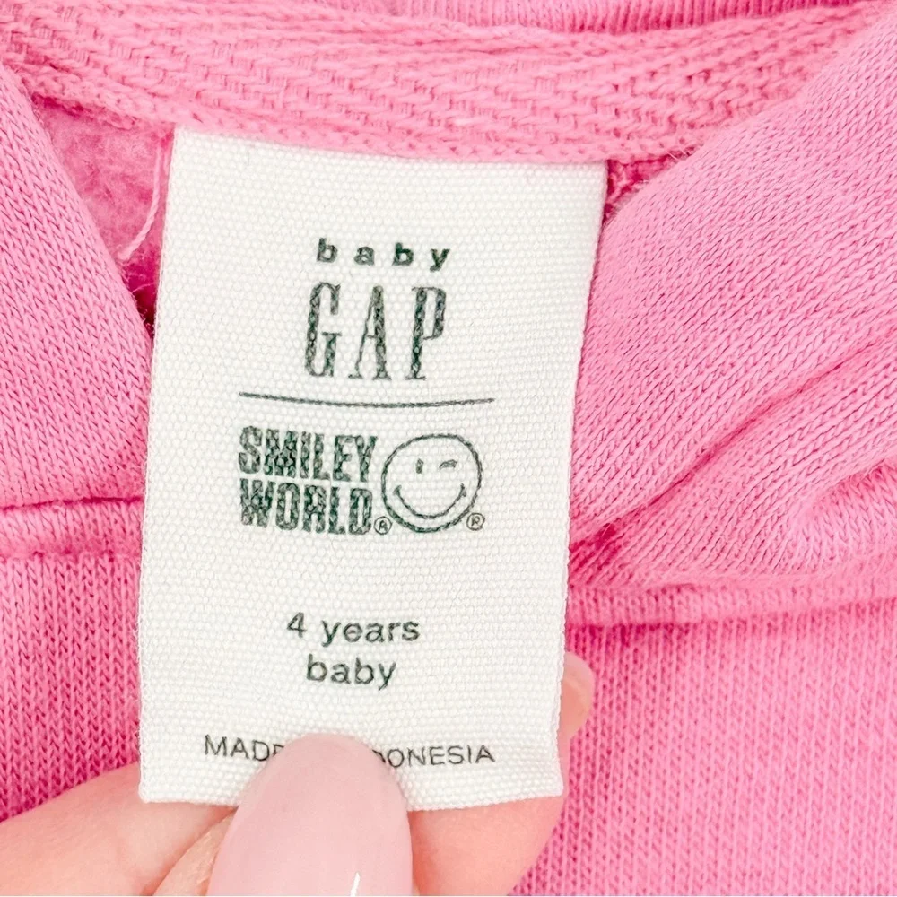 GAP Pink Kids Matching Set with Smiley